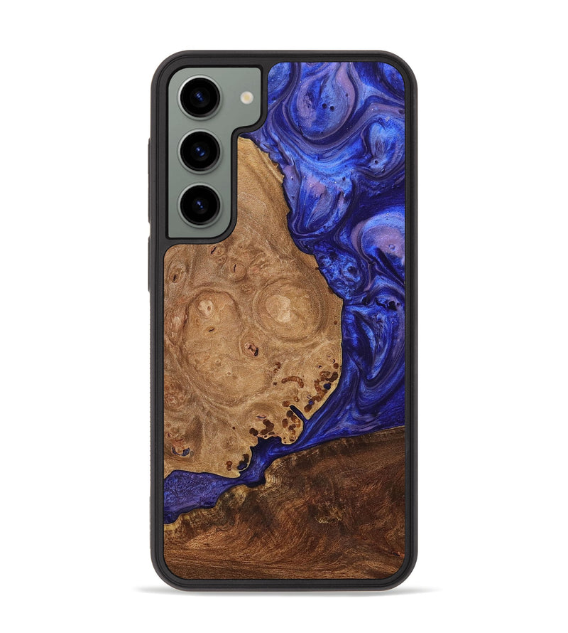 Galaxy S23 Plus Wood+Resin Phone Case - Otis (Purple, 699100)