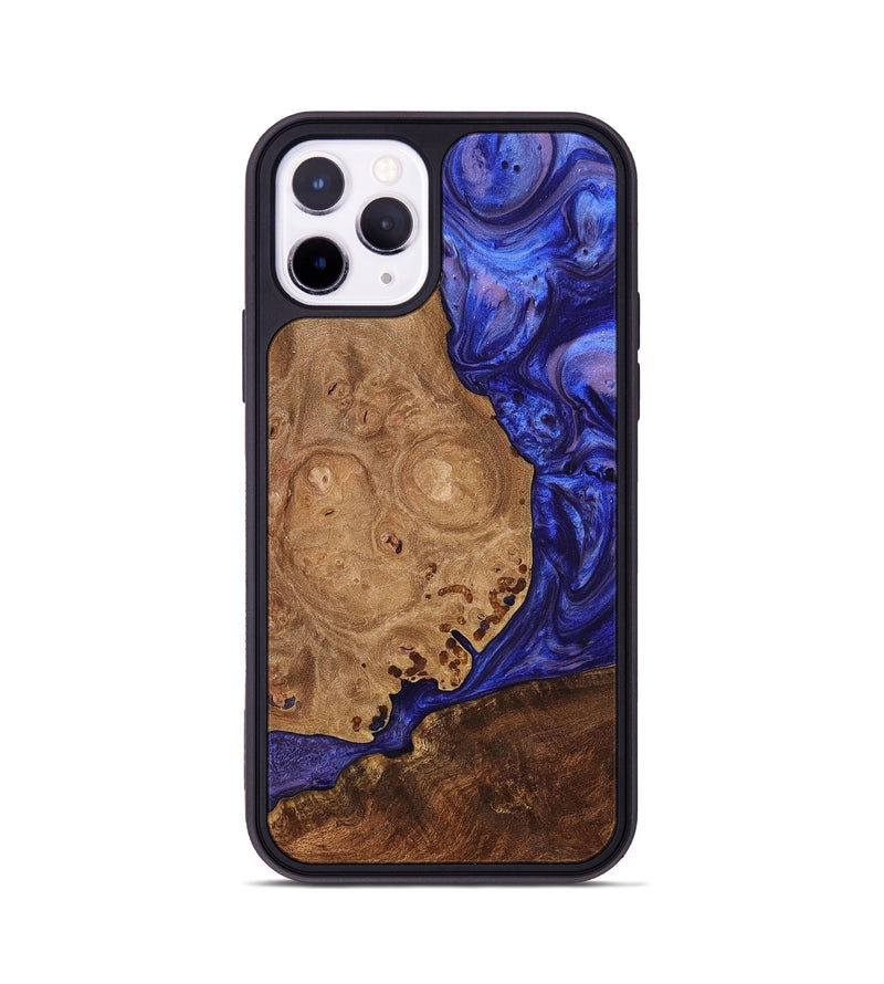 iPhone 11 Pro Wood+Resin Phone Case - Otis (Purple, 699100)