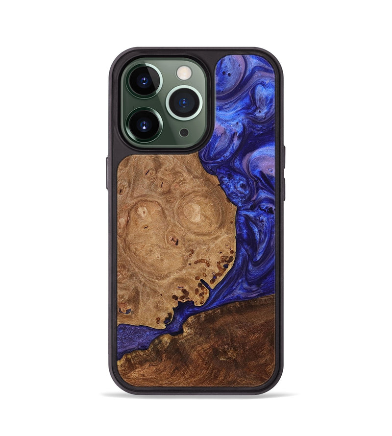 iPhone 13 Pro Wood+Resin Phone Case - Otis (Purple, 699100)