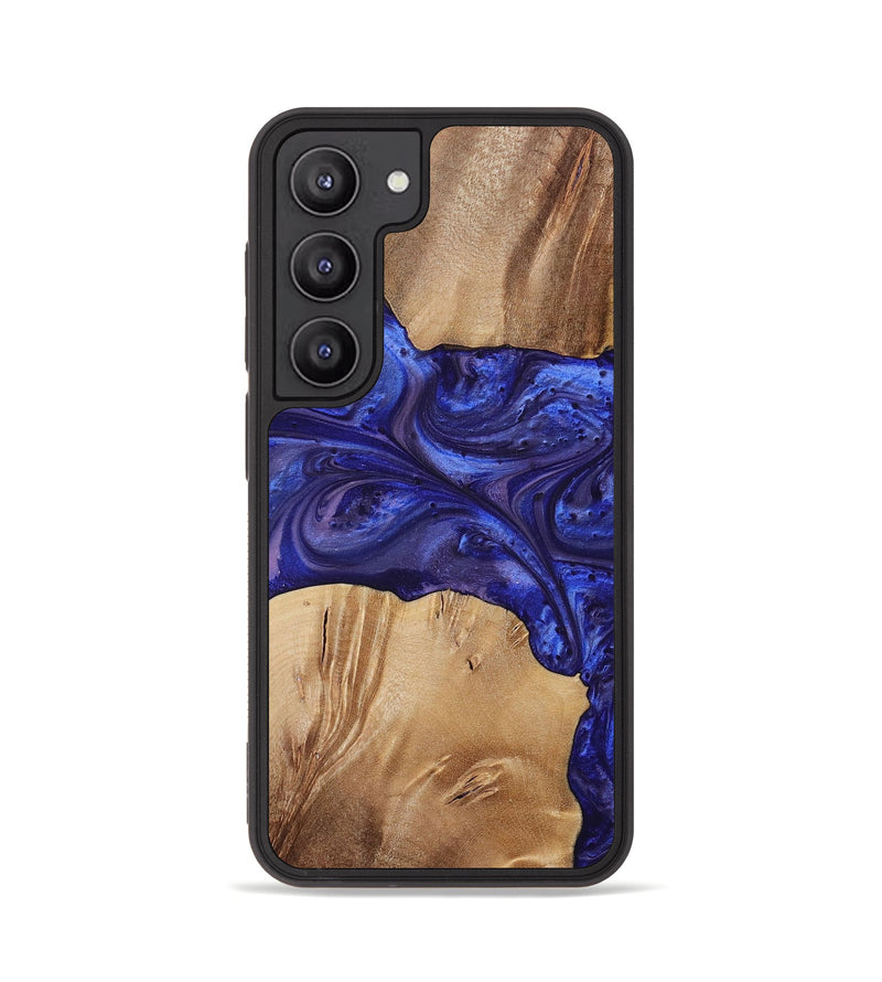 Galaxy S23 Wood+Resin Phone Case - Kim (Purple, 699102)