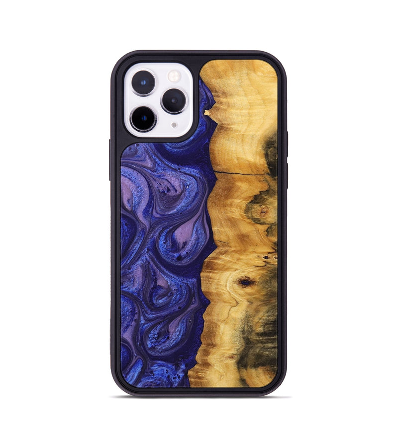 iPhone 11 Pro Wood+Resin Phone Case - Lizzie (Purple, 699106)