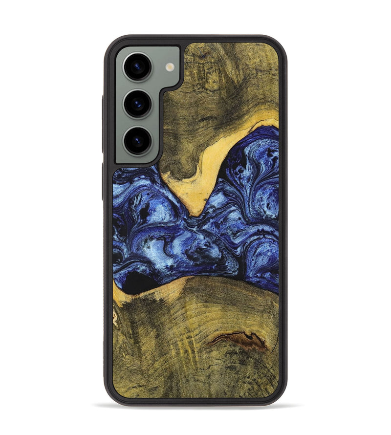 Galaxy S23 Plus Wood+Resin Phone Case - Josue (Blue, 699140)
