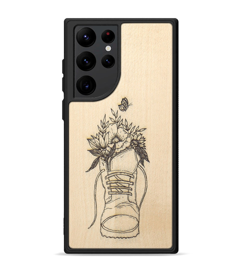 Galaxy S22 Ultra Wood+Resin Phone Case - Perla (The Lab, 699171)