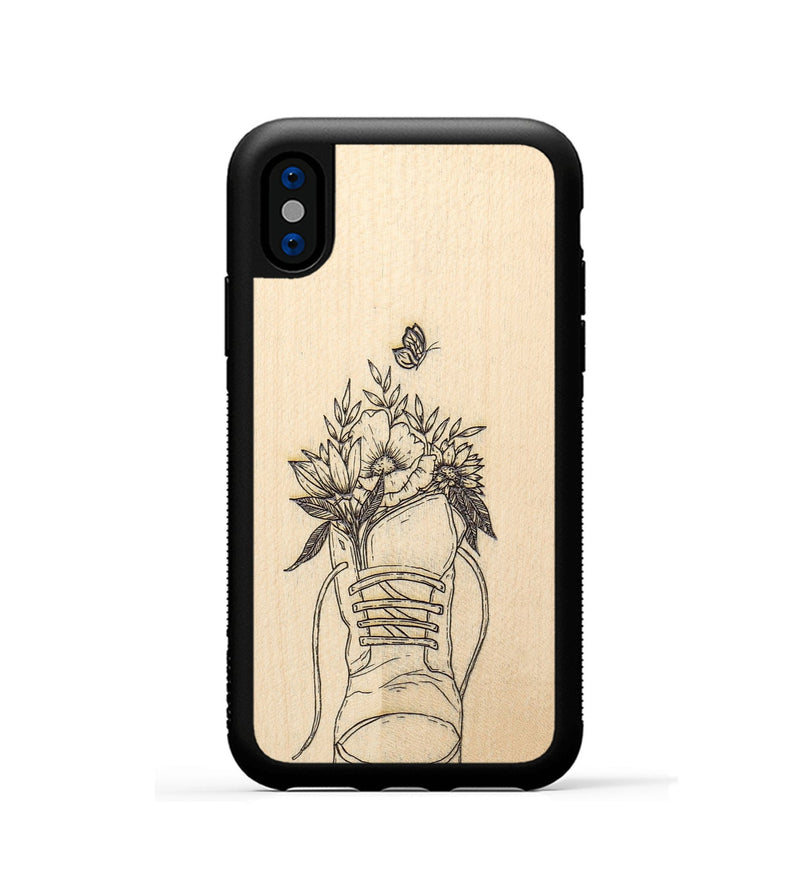 iPhone Xs Wood+Resin Phone Case - Perla (The Lab, 699171)