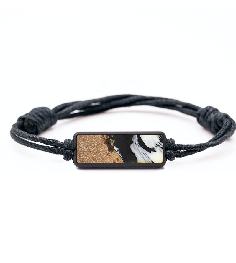 Classic Wood+Resin Bracelet - Remy (Black & White, 699182)