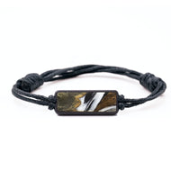 Classic Wood+Resin Bracelet - Camron (Black & White, 699183)