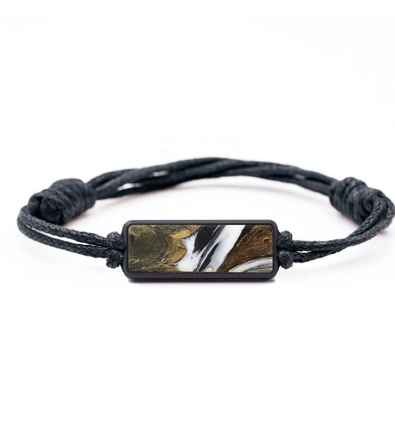 Classic Wood+Resin Bracelet - Camron (Black & White, 699183)