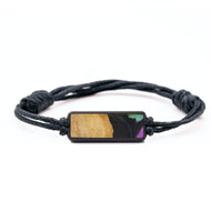 Classic Wood+Resin Bracelet - Dylan (Purple, 699184)