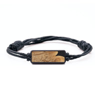 Classic Wood+Resin Bracelet - Larry (Pure Black, 699187)