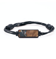 Classic Wood+Resin Bracelet - Leonel (Teal & Gold, 699236)