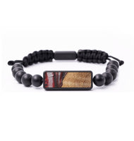 Onyx Bead Wood+Resin Bracelet - Jaslene (Red, 699302)