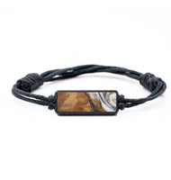 Classic Wood+Resin Bracelet - Kris (Black & White, 699315)