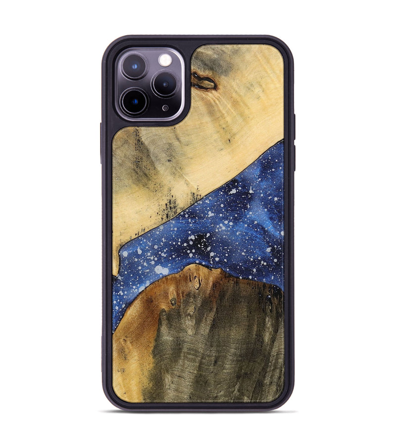 iPhone 11 Pro Max Wood+Resin Phone Case - Christian (Cosmos, 699368)