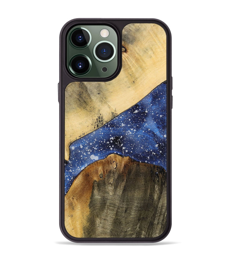 iPhone 13 Pro Max Wood+Resin Phone Case - Christian (Cosmos, 699368)
