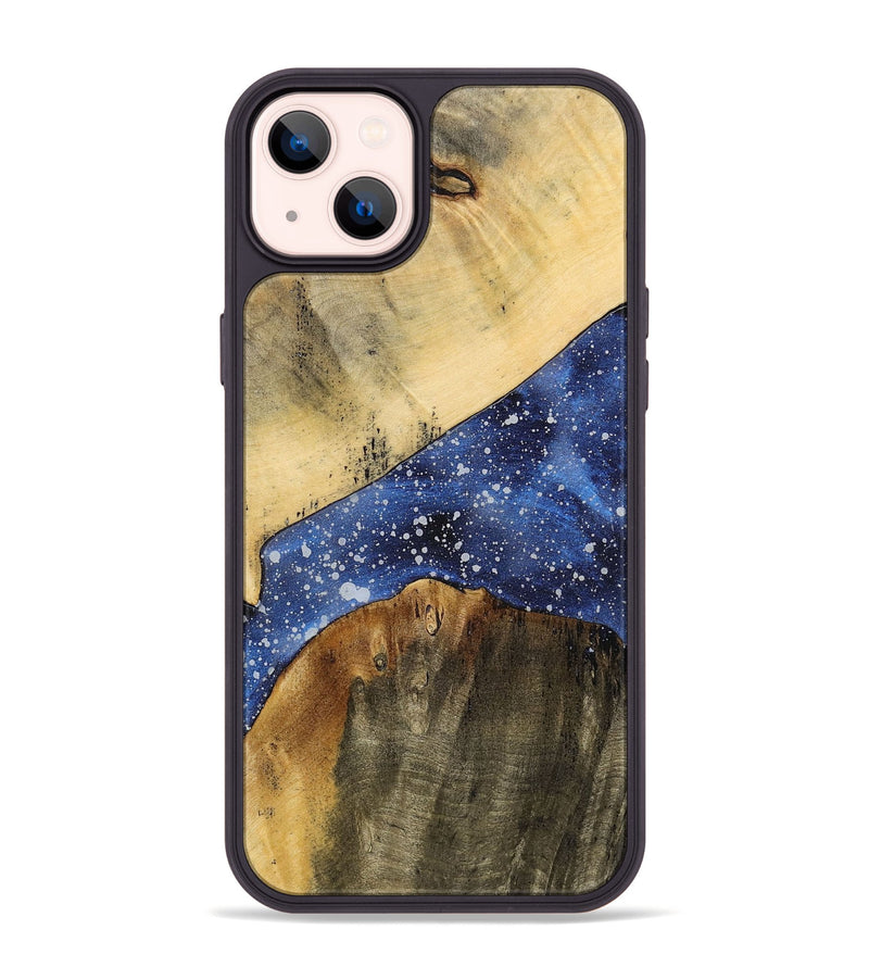 iPhone 14 Plus Wood+Resin Phone Case - Christian (Cosmos, 699368)