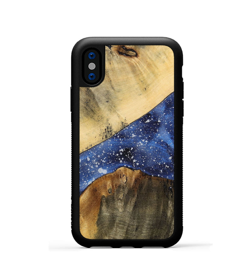 iPhone Xs Wood+Resin Phone Case - Christian (Cosmos, 699368)