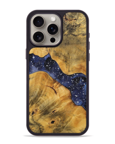 iPhone 15 Pro Max Wood+Resin Phone Case - Wendi (Cosmos, 699370)