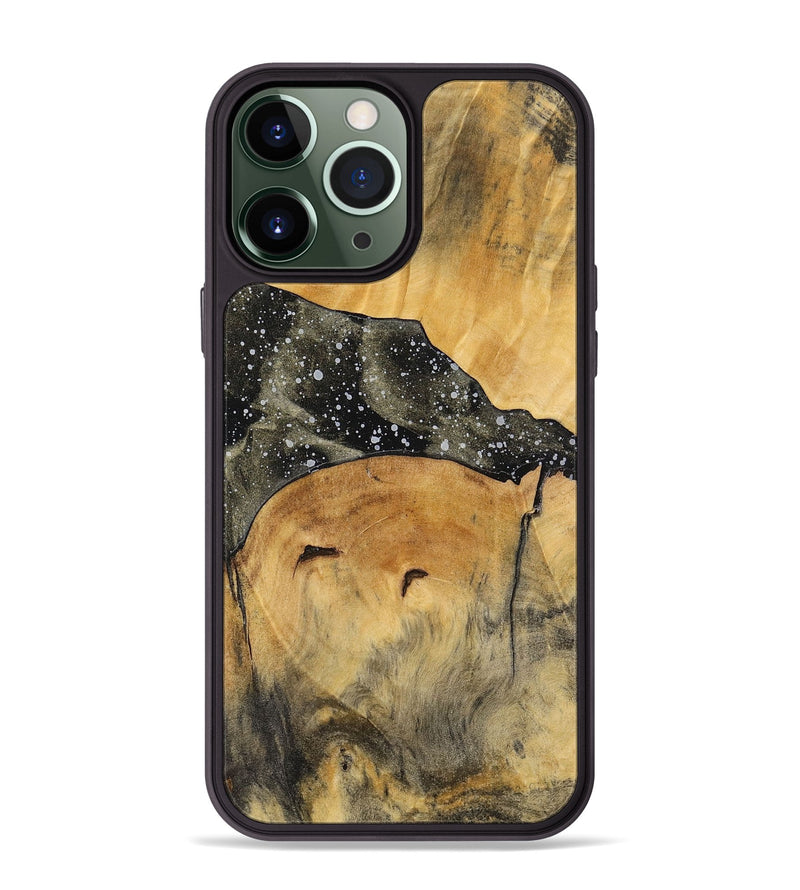 iPhone 13 Pro Max Wood+Resin Phone Case - Sadie (Cosmos, 699381)