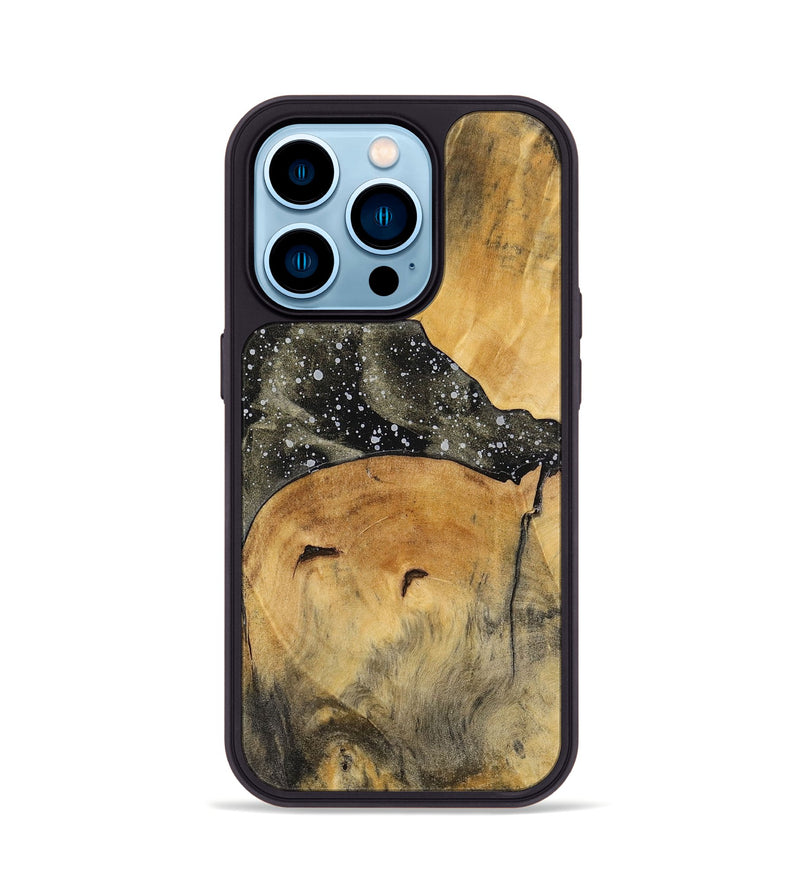 iPhone 14 Pro Wood+Resin Phone Case - Sadie (Cosmos, 699381)