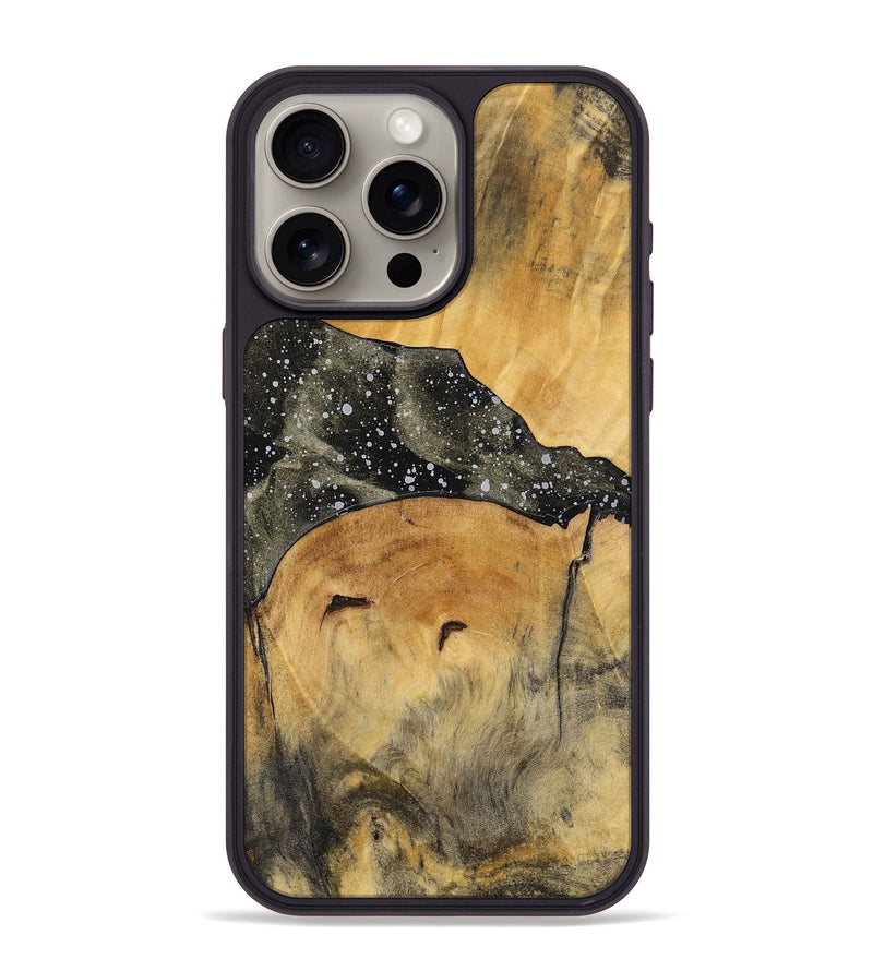 iPhone 15 Pro Max Wood+Resin Phone Case - Sadie (Cosmos, 699381)