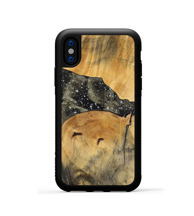 iPhone Xs Wood+Resin Phone Case - Sadie (Cosmos, 699381)