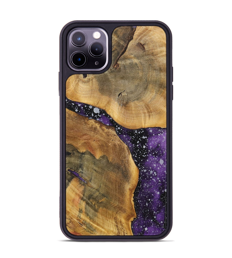 iPhone 11 Pro Max Wood+Resin Phone Case - Molly (Cosmos, 699386)