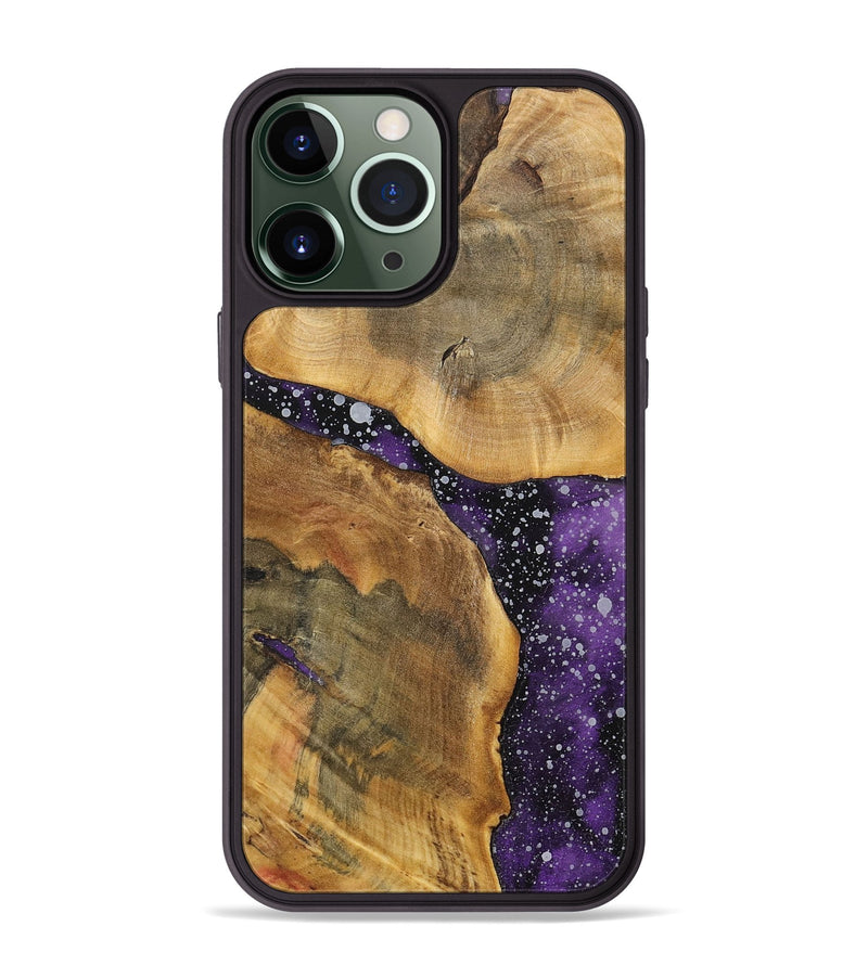iPhone 13 Pro Max Wood+Resin Phone Case - Molly (Cosmos, 699386)