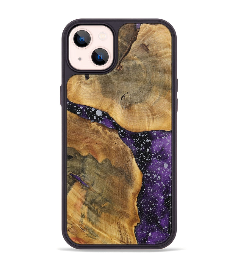 iPhone 14 Plus Wood+Resin Phone Case - Molly (Cosmos, 699386)