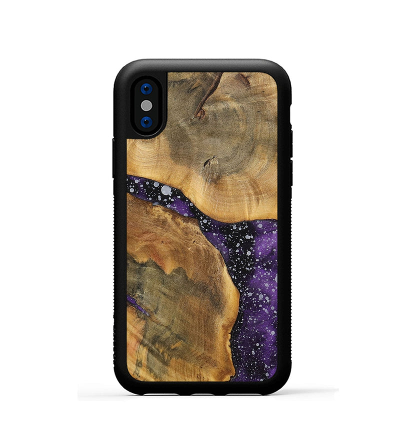iPhone Xs Wood+Resin Phone Case - Molly (Cosmos, 699386)