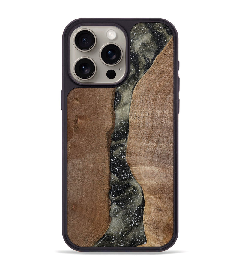 iPhone 15 Pro Max Wood+Resin Phone Case - Bryan (Cosmos, 699388)