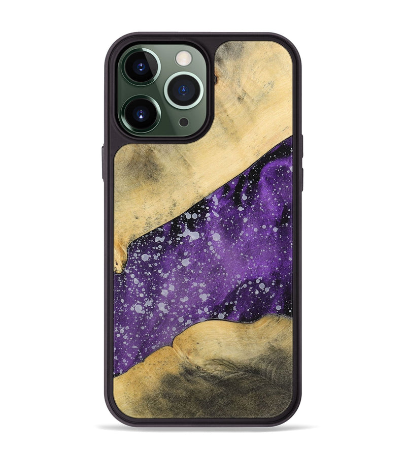 iPhone 13 Pro Max Wood+Resin Phone Case - Hector (Cosmos, 699393)