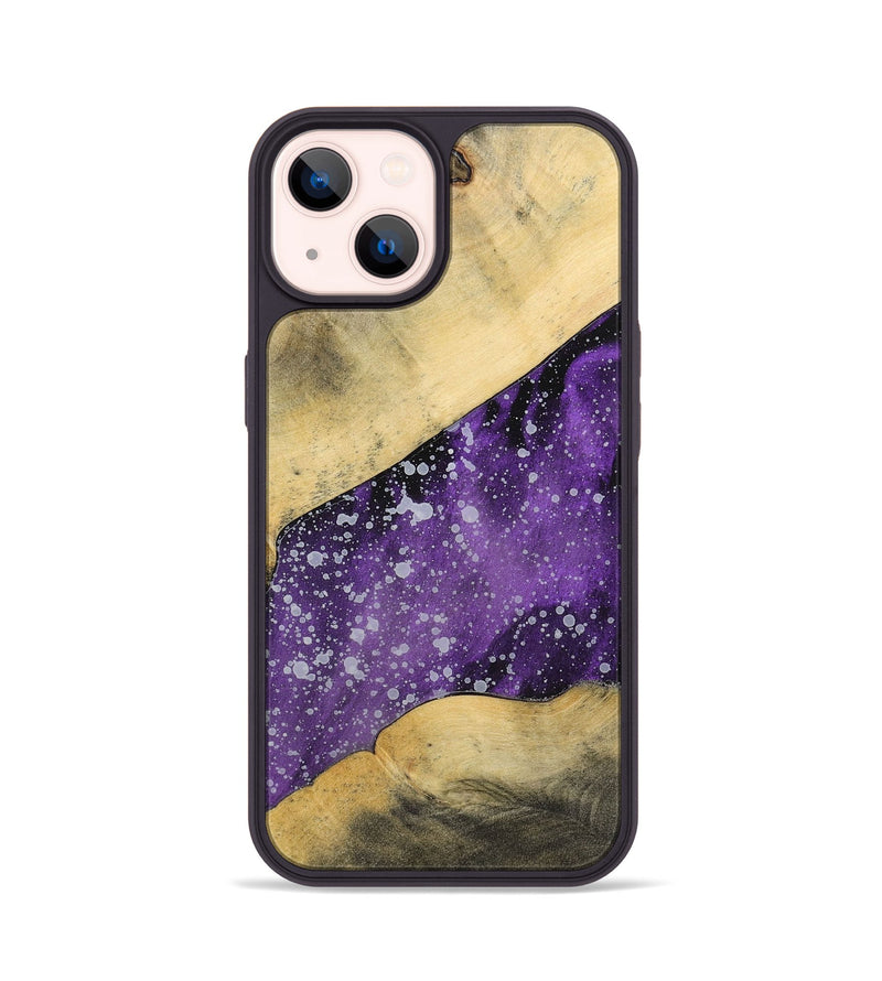 iPhone 14 Wood+Resin Phone Case - Hector (Cosmos, 699393)