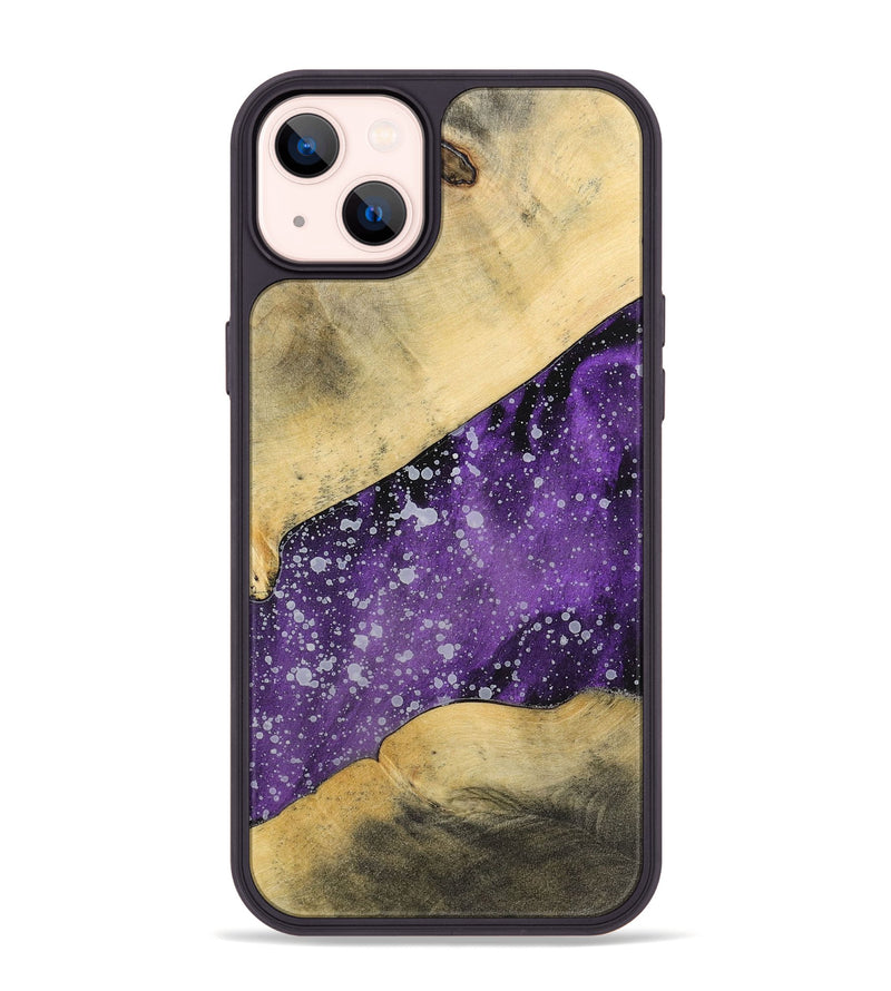 iPhone 14 Plus Wood+Resin Phone Case - Hector (Cosmos, 699393)