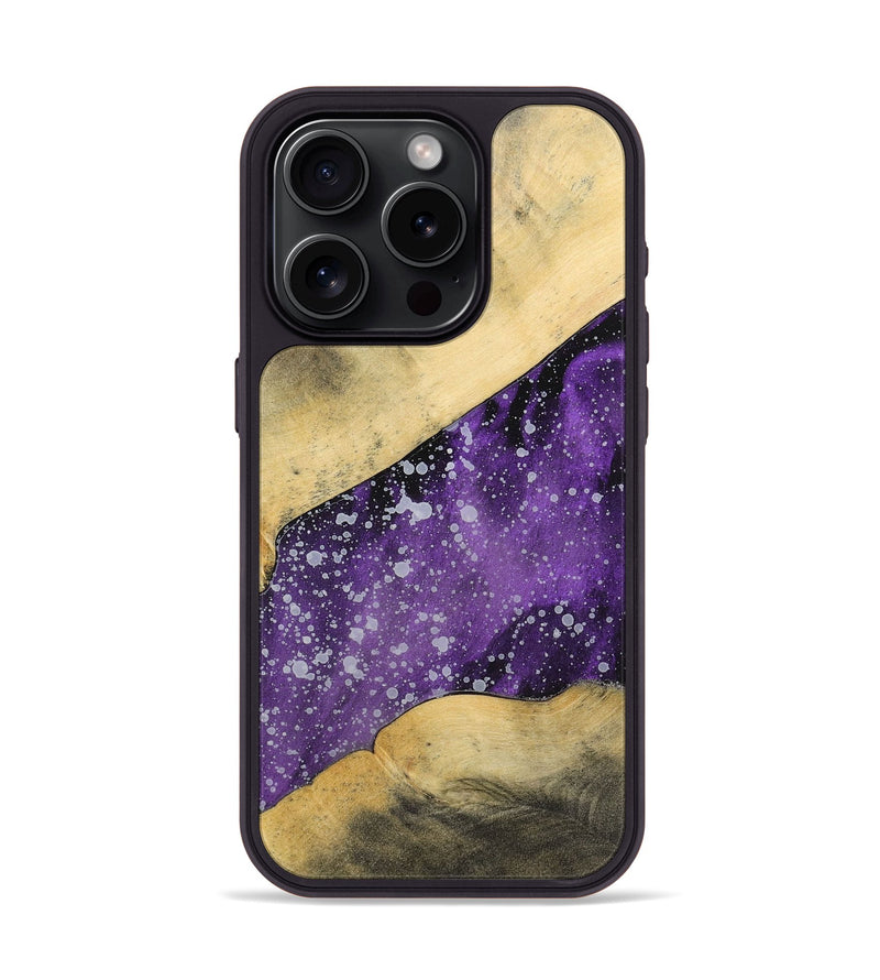 iPhone 15 Pro Wood+Resin Phone Case - Hector (Cosmos, 699393)