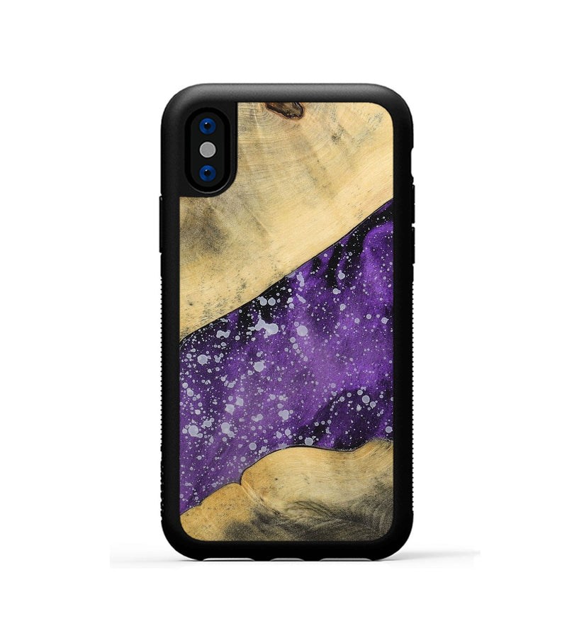 iPhone Xs Wood+Resin Phone Case - Hector (Cosmos, 699393)