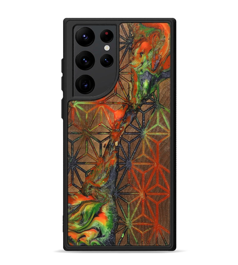 Galaxy S22 Ultra Wood+Resin Phone Case - Cristian (Pattern, 699400)