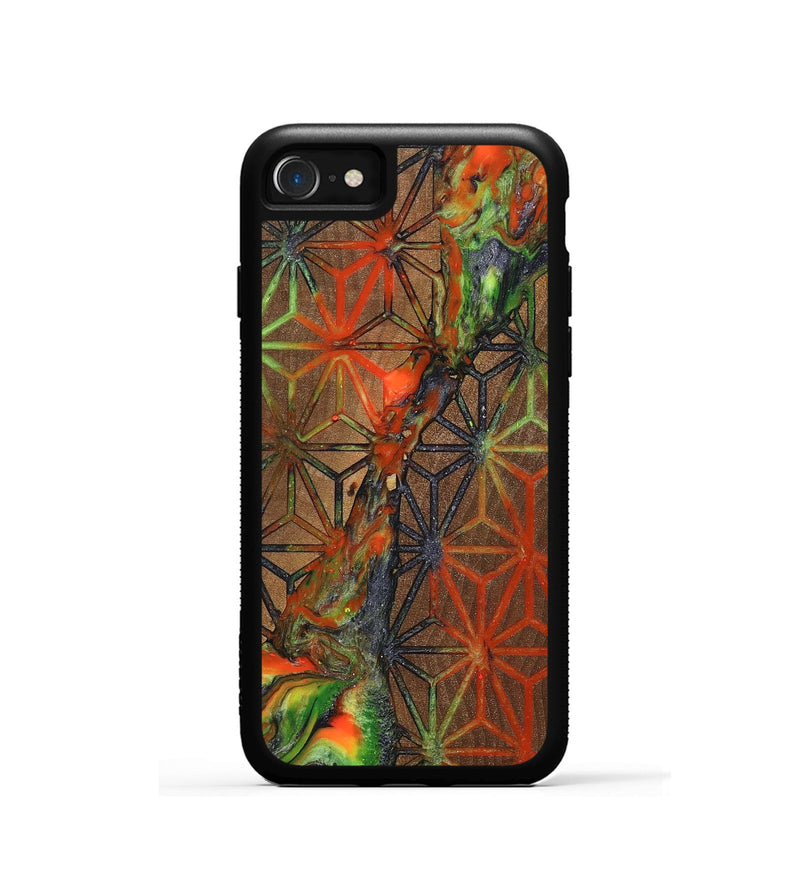 iPhone SE Wood+Resin Phone Case - Cristian (Pattern, 699400)