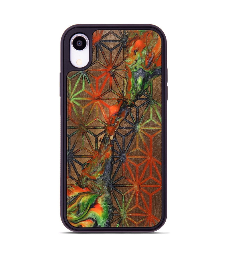 iPhone Xr Wood+Resin Phone Case - Cristian (Pattern, 699400)