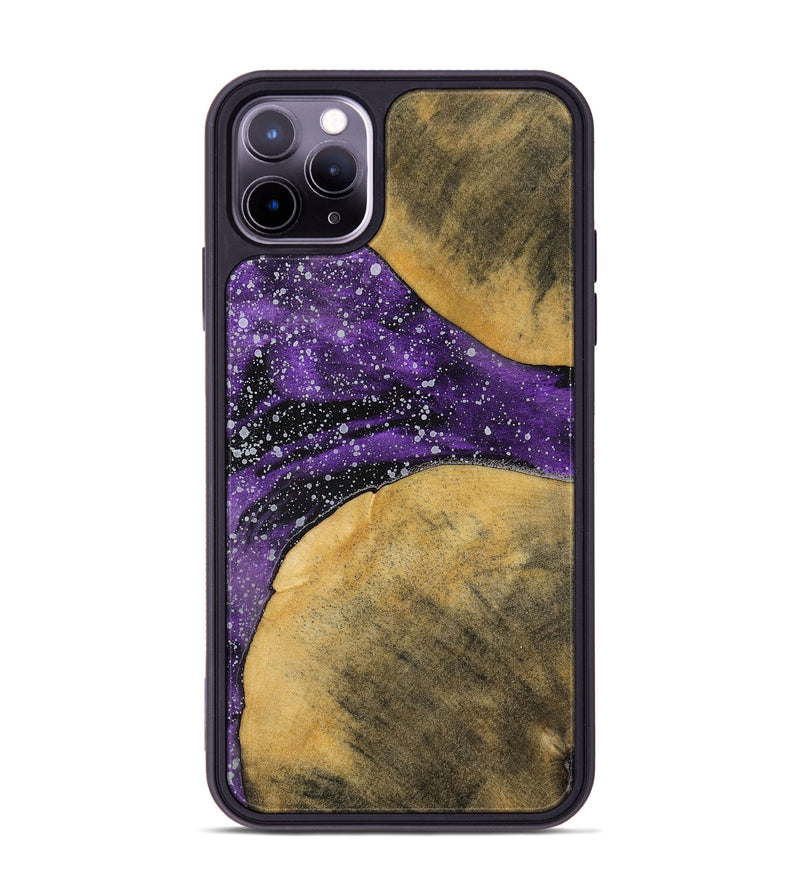 iPhone 11 Pro Max Wood+Resin Phone Case - Therese (Cosmos, 699440)