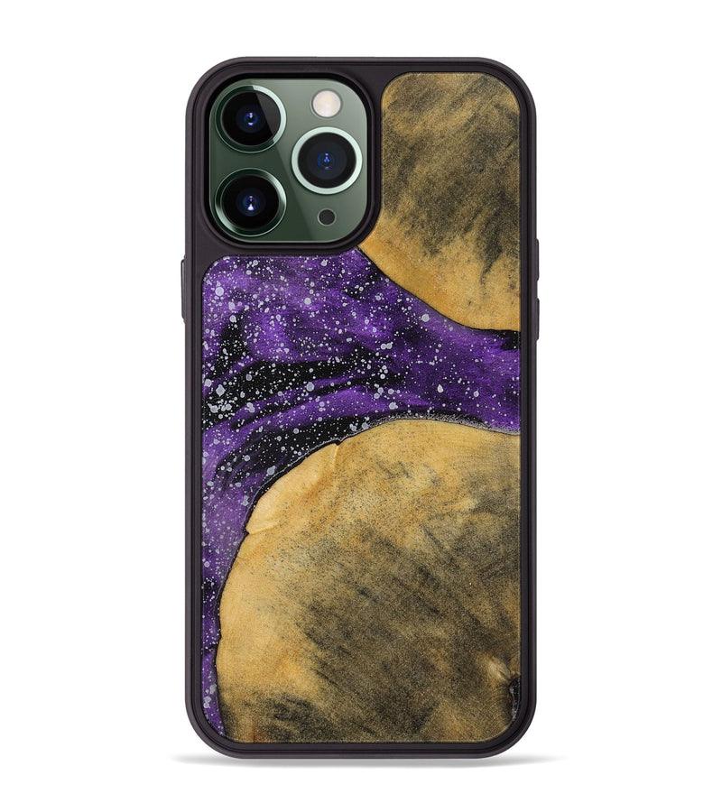 iPhone 13 Pro Max Wood+Resin Phone Case - Therese (Cosmos, 699440)