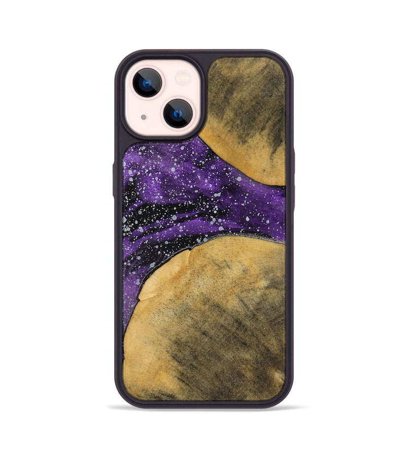 iPhone 14 Wood+Resin Phone Case - Therese (Cosmos, 699440)