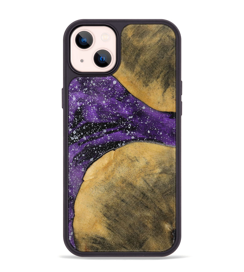 iPhone 14 Plus Wood+Resin Phone Case - Therese (Cosmos, 699440)