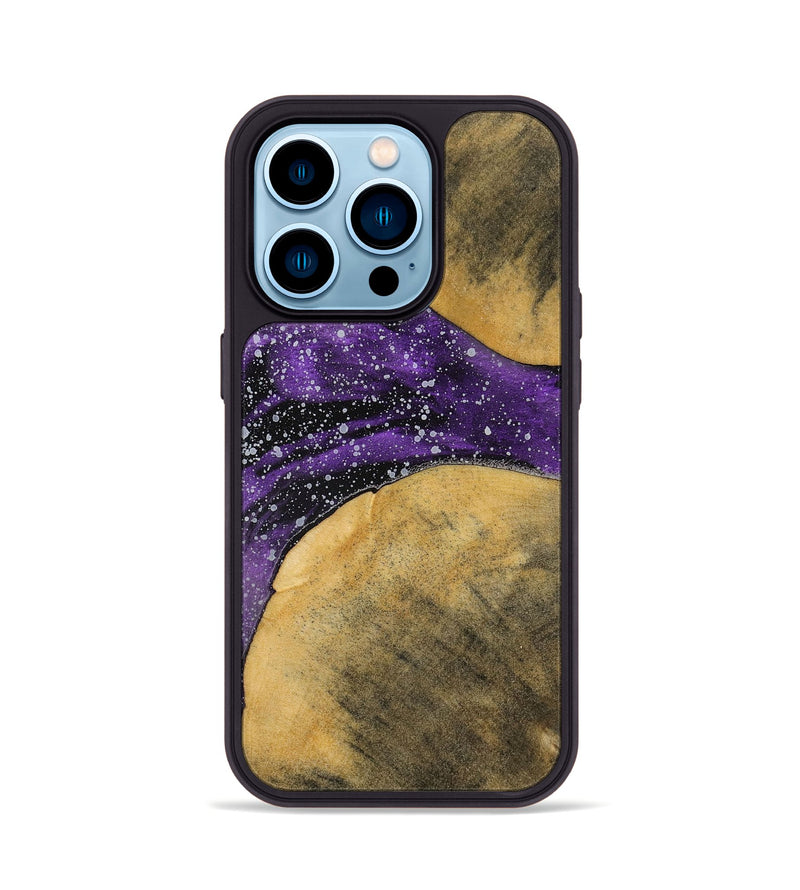 iPhone 14 Pro Wood+Resin Phone Case - Therese (Cosmos, 699440)