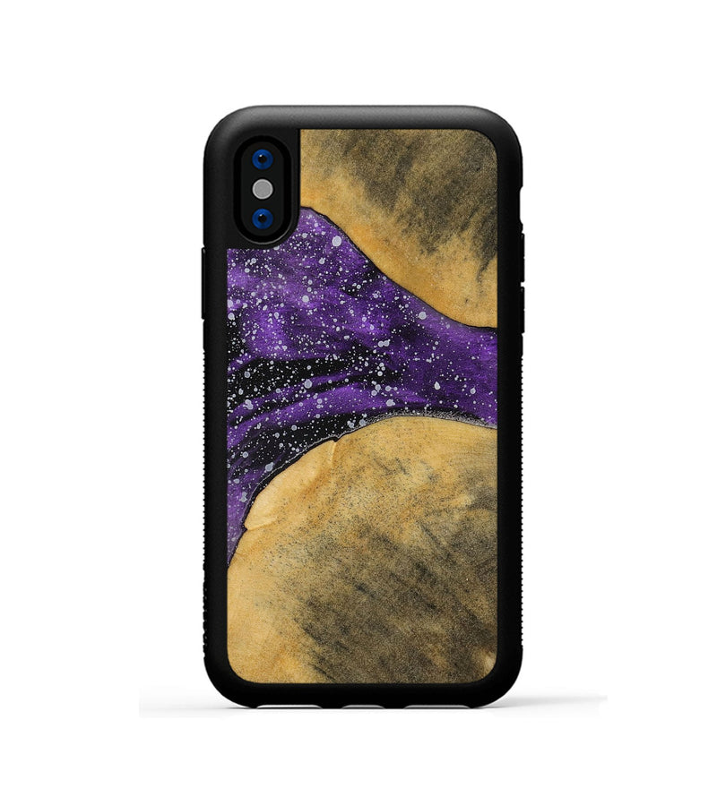 iPhone Xs Wood+Resin Phone Case - Therese (Cosmos, 699440)