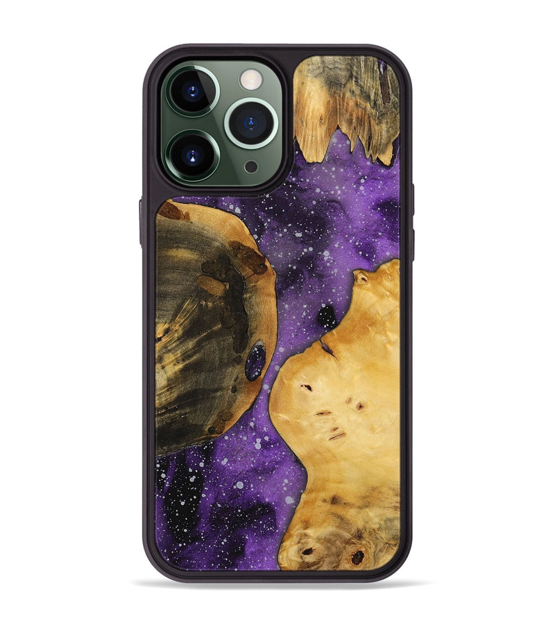iPhone 13 Pro Max Wood+Resin Phone Case - Jan (Cosmos, 699445)