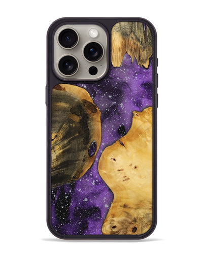 iPhone 15 Pro Max Wood+Resin Phone Case - Jan (Cosmos, 699445)
