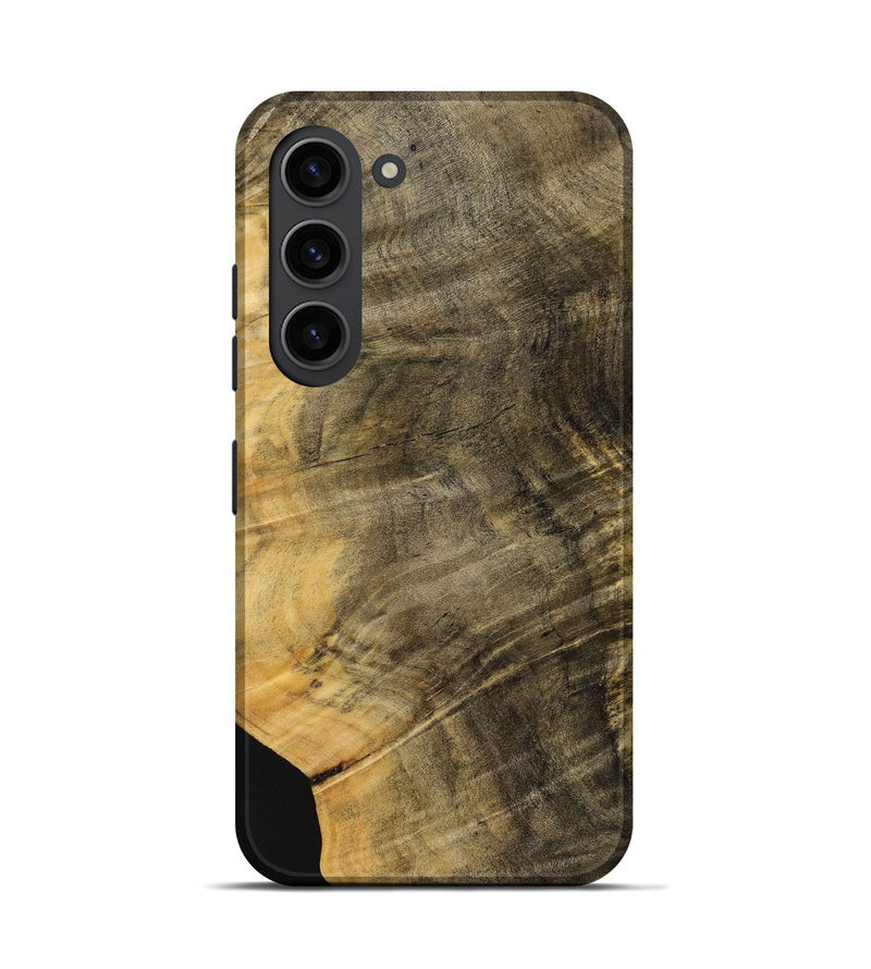 Galaxy S23 Wood+Resin Live Edge Phone Case - Haylee (Wood Burl, 699446)
