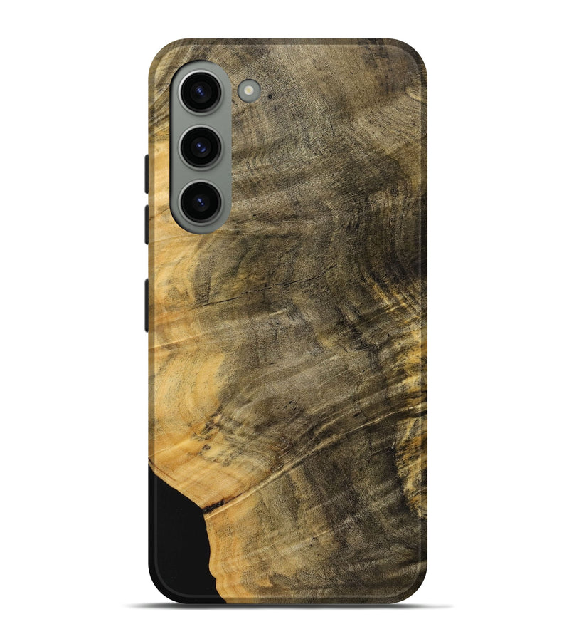 Galaxy S23 Plus Wood+Resin Live Edge Phone Case - Haylee (Wood Burl, 699446)
