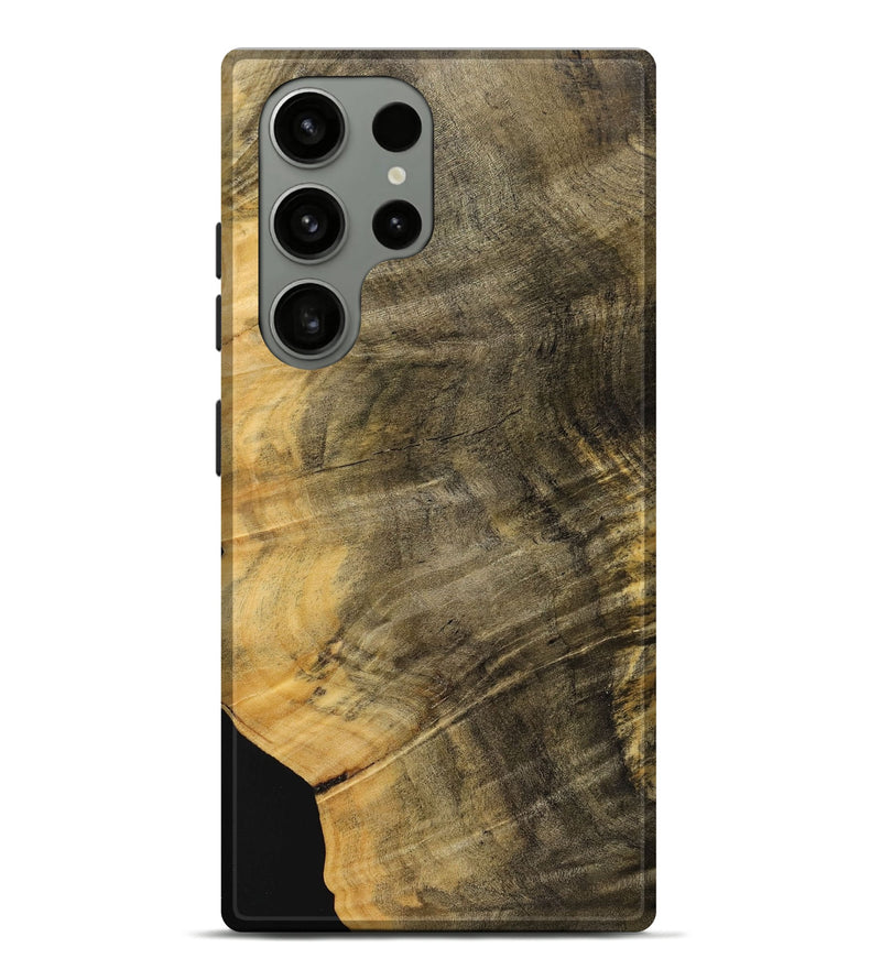 Galaxy S23 Ultra Wood+Resin Live Edge Phone Case - Haylee (Wood Burl, 699446)