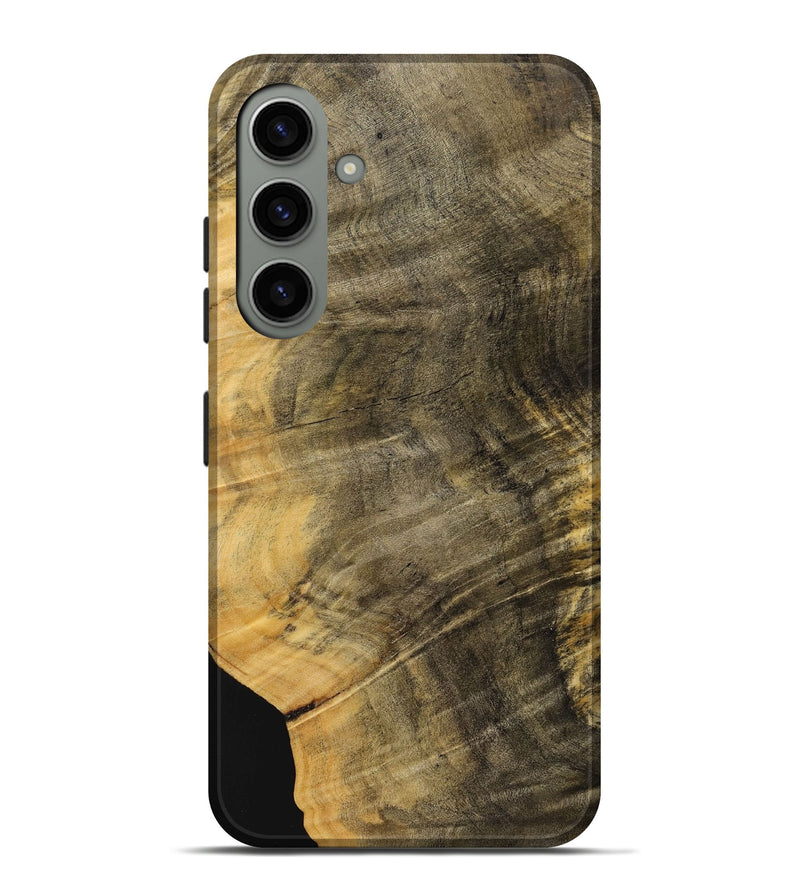 Galaxy S24 Plus Wood+Resin Live Edge Phone Case - Haylee (Wood Burl, 699446)